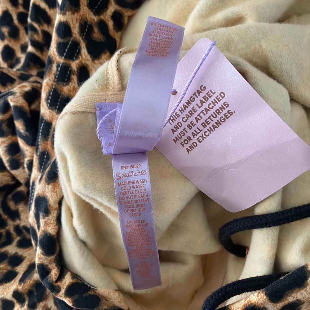 Savage X Fenty Forever Savage Hooded Jumpsuit Women XL Leopard Print NWT - Picture 9 of 13
